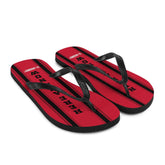 Here and Now Unisex Flip-Flops Sandals - Red, Flip Flops, $ 30.95, A Moment Of Now™